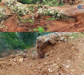 त्रिवेणि २ का सडक बर्खायाममा चल्दैनन्, वडावासीलाई सास्ती 